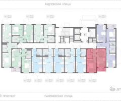 1-к. квартира, 35,8 м², 2/22 эт. - 2