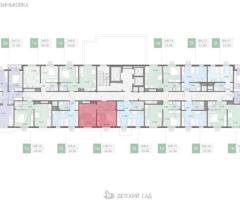 1-к. квартира, 32,3 м², 2/16 эт. - 2