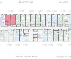 1-к. квартира, 36,8 м², 2/23 эт. - 2