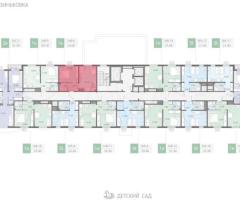 1-к. квартира, 33,6 м², 2/16 эт. - 2