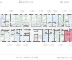 1-к. квартира, 37,8 м², 17/23 эт. - 2