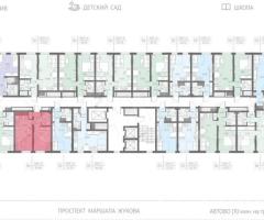 1-к. квартира, 35,7 м², 6/23 эт. - 2