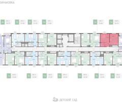 1-к. квартира, 30,1 м², 14/16 эт. - 2