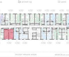 1-к. квартира, 36,3 м², 8/23 эт. - 2