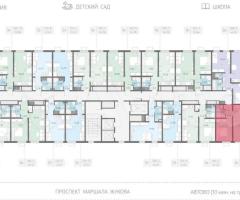 1-к. квартира, 34,8 м², 4/23 эт. - 2
