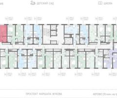 1-к. квартира, 37,8 м², 11/23 эт. - 2