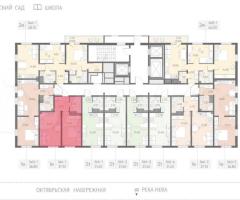 1-к. квартира, 37,1 м², 18/25 эт. - 2