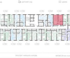 1-к. квартира, 36 м², 2/23 эт. - 2