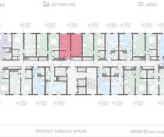 1-к. квартира, 35,7 м², 15/23 эт. - 2