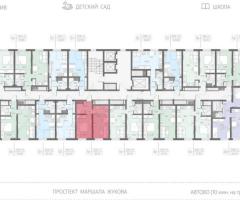 1-к. квартира, 35,7 м², 11/23 эт. - 2