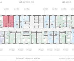 1-к. квартира, 35,2 м², 17/23 эт. - 2