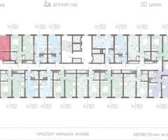 1-к. квартира, 37,3 м², 4/23 эт. - 2