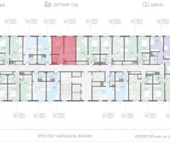 1-к. квартира, 34,7 м², 12/23 эт. - 2