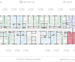 1-к. квартира, 35,2 м², 12/23 эт. - 2