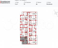 1-к. квартира, 31,1 м², 3/5 эт. - 3