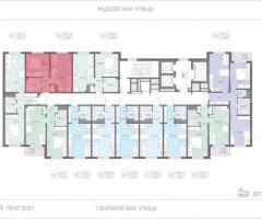 1-к. квартира, 32,1 м², 9/22 эт. - 2