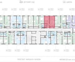 1-к. квартира, 34,7 м², 12/23 эт. - 2