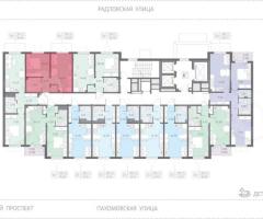 1-к. квартира, 32 м², 2/22 эт. - 2