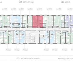 1-к. квартира, 34,7 м², 14/23 эт. - 2