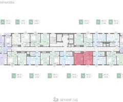 1-к. квартира, 31,3 м², 12/16 эт. - 2