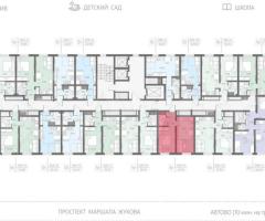1-к. квартира, 35,7 м², 17/23 эт. - 2