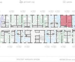 1-к. квартира, 37,6 м², 17/23 эт. - 2