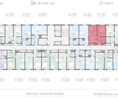 1-к. квартира, 36,7 м², 13/23 эт. - 2