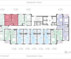 1-к. квартира, 32 м², 21/22 эт. - 2