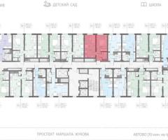 1-к. квартира, 35,7 м², 11/23 эт. - 2