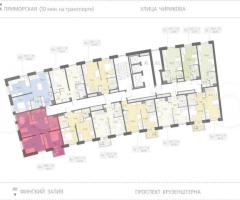 2-к. квартира, 62 м², 6/17 эт. - 2