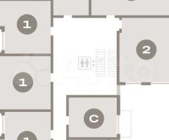 2-к. квартира, 48,1 м², 4/12 эт. - 3