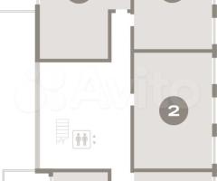 2-к. квартира, 97,4 м², 2/8 эт. - 3