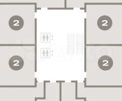 2-к. квартира, 66,1 м², 4/15 эт. - 3