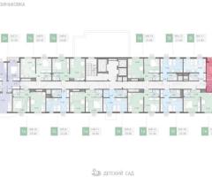 2-к. квартира, 49,7 м², 2/16 эт. - 2