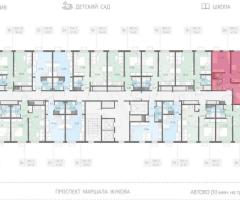 2-к. квартира, 47,2 м², 12/23 эт. - 2