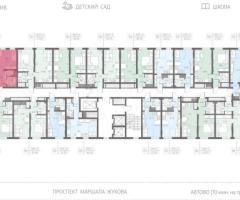 2-к. квартира, 48 м², 5/23 эт. - 2