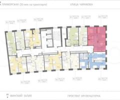 2-к. квартира, 52,9 м², 3/17 эт. - 2