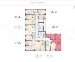 2-к. квартира, 56,9 м², 12/18 эт. - 2