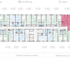 2-к. квартира, 47,2 м², 22/23 эт. - 2