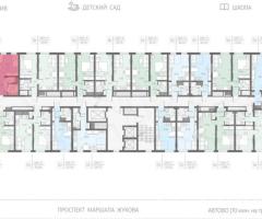 2-к. квартира, 48,6 м², 22/23 эт. - 2