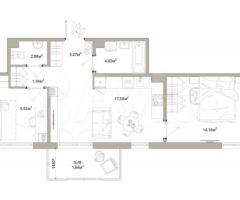 2-к. квартира, 56,3 м², 4/12 эт.
