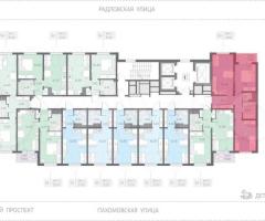 2-к. квартира, 49,8 м², 5/22 эт. - 2