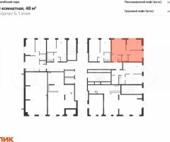 2-к. квартира, 48 м², 1/12 эт. - 2