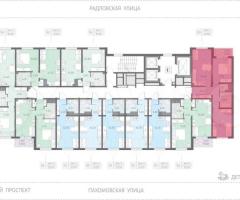 2-к. квартира, 49,8 м², 4/22 эт. - 2
