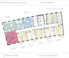 2-к. квартира, 60,5 м², 7/17 эт. - 2