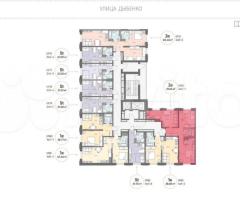 2-к. квартира, 59,7 м², 3/18 эт. - 2