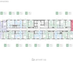 2-к. квартира, 51,5 м², 5/16 эт. - 2