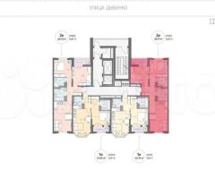 2-к. квартира, 58,9 м², 13/18 эт. - 2