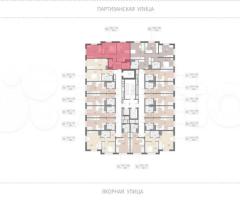 2-к. квартира, 57,6 м², 10/12 эт. - 2