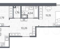 2-к. квартира, 58,9 м², 7/13 эт. - 3